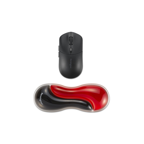Kensington Slim Duo Gel Handgelenkauflage fr MausTrackball - Rot – Foto 2 von 7