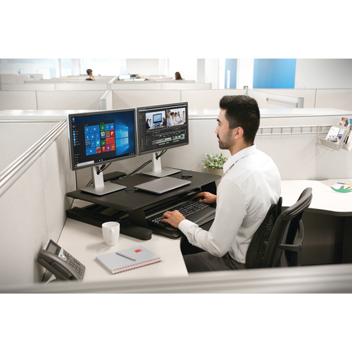 Kensington SmartFit® Zit-sta-verhoger Zwart – Foto 4 van 10