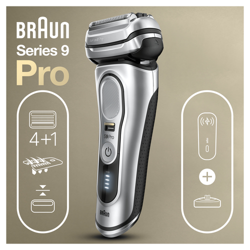 Braun Series 9 Pro 81744531 men's shaver Foil shaver Trimmer Silver