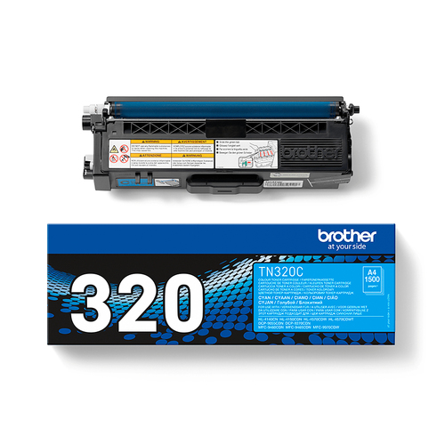 Original Brother TN320C Cyan Toner Cartridge - image 4