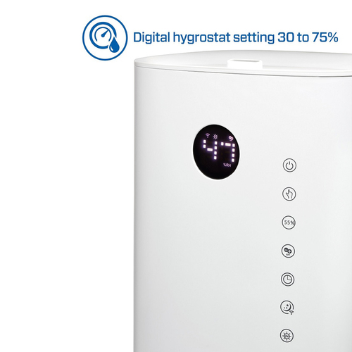 Clean Air Optima CA-604W Smart Top Luchtbevochtiger Wit, afbeelding 5