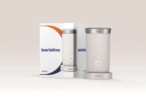Philips Baristina Melkopschuimer Wit, afbeelding 3