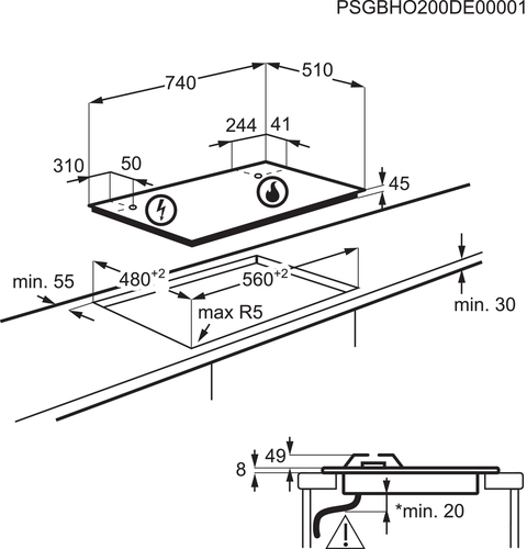AEG HKB75450NB - 949630920 – image 8