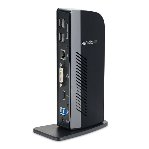 StarTech.com Dual Monitor USB 3.0 Docking Station with HDMI - DVI - 6 x USB Ports~Dual Monitor USB 3.0 Laptop Docking Station with HDMI & DVI/VGA, 6x USB-A Hub, – image 3