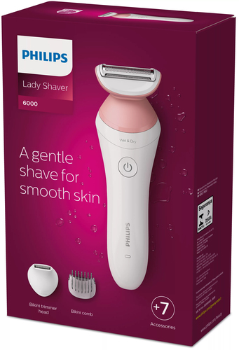 Philips 6000 series Lady Shaver Series 6000 BRL146/00 Cordless shaver with 7 accessories - wet and dry use – image 4