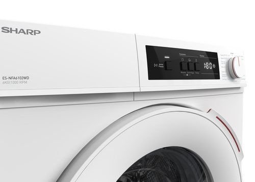 Sharp ES-NFA6102WD washing machine Front-load – image 3