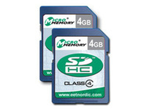 CoreParts MMSDHC4/4GB-TWIN memory card SDHC Class 4