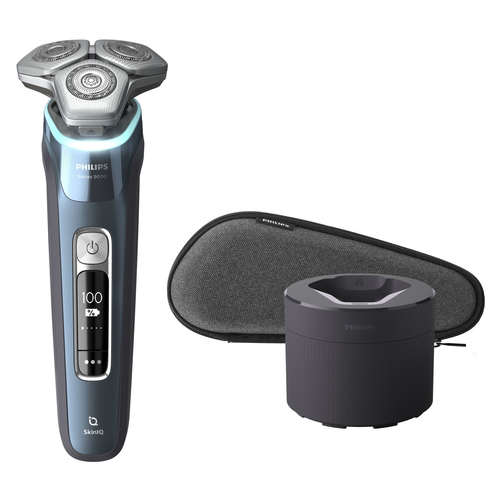 Philips SHAVER Series 9000 S9982/50 men's shaver Rotation shaver Trimmer Blue, Grey – image 1