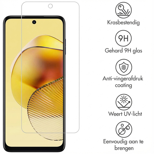 Selencia Gehard Glas Screenprotector Motorola Moto G73, afbeelding 2