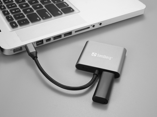 Sandberg USB-C Dock 2xHDMI+USB+PD – image 4