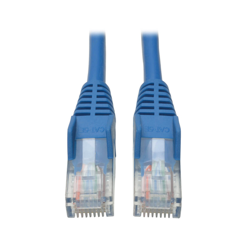 N001-010-BL CABLE PATCH CAT5E UTP MOLDEADO  SNAGLESS RJ45 M/M AZUL 305M