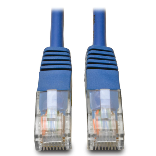 N002-001-BL CABLE PATCH CAT5E UTP MOLDEADO  350MHZ RJ45 M/M AZUL 305CM 