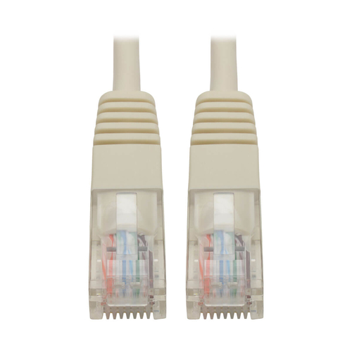 N002-005-WH CABLE PATCH CAT5E UTP MOLDEADO  350MHZ RJ45 M/M BLANCO 152M 