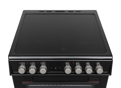 Sharp KF-66DVDD04BM1K-EN cooker Freestanding cooker Electric Ceramic hob Black – image 5
