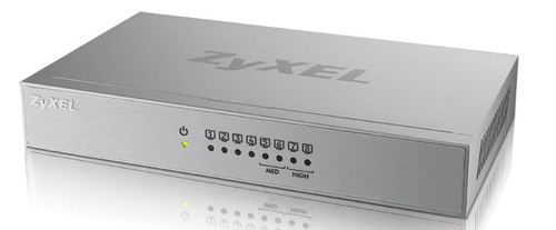Zyxel GS-108B v2 Unmanaged Gigabit Ethernet (10/100/1000) Silber