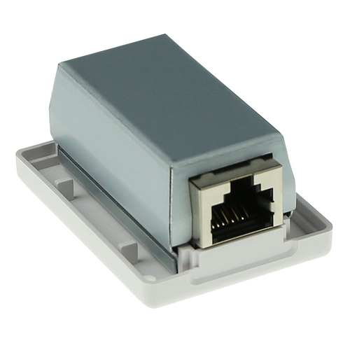 ACT Modulair opbouwdoos shielded 1-voudig CAT6A, afbeelding 3