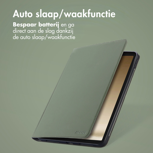 Accezz Classic Tablet Case Samsung Galaxy Tab A9 8.7 inch - Groen, afbeelding 7