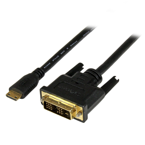 ADAPTADOR CABLE 2M MINI HDMI  A DVI-D PARA TABLET Y CAMARA  - HDCDVIMM2M