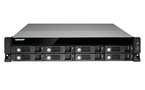 QNAP TS-870U-RP-UK võrkupääsu- ja varundusserver Püstik (2U) 4 GB DDR3 Must
