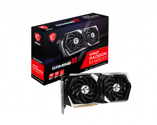 MSI GAMING RX 6600 XT X 8G видеокарта AMD Radeon RX 6600 XT 8 GB GDDR6
