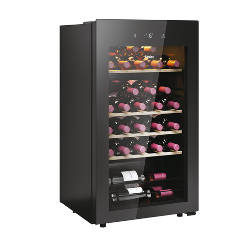 Haier Wine Bank 50 Series 3 HWS34GGH1 Compressor wine cooler Freestanding Black 34 bottle(s) – image 6