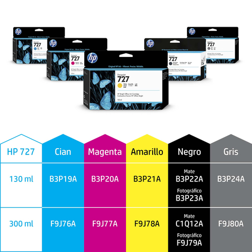 Tinta HP 727