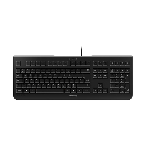CHERRY KC 6000 Slim Tastatur Universal USB AZERTY Französisch Schwarz