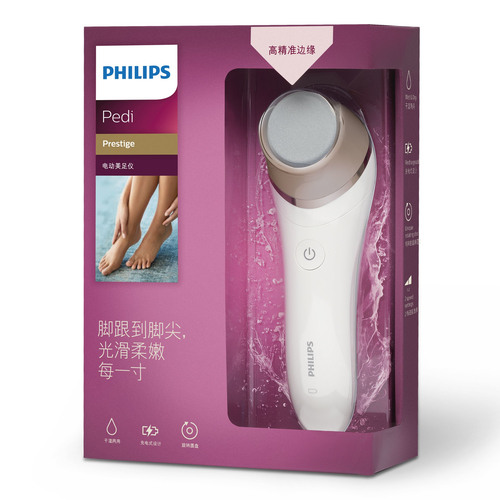 Philips BCR431/00 electric foot smoother Gold, White – image 2