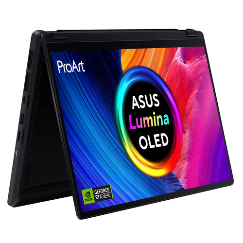 ASUS ProArt PX13 HN7306WI-LX017W Copilot+ PC AMD Ryzen AI 9 HX 370 Гибрид (2-в-1) 33,8 cm (13.3") Сенсорный экран 3K 32 GB LPDDR5x-SDRAM 2 TB Твердотельный накопитель (SSD) NVIDIA GeForce RTX 4070 Wi-Fi 7 (802.11be) Windows 11 Home Черный