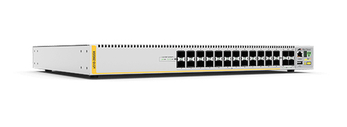 AT-X510-28GPX-10 Switch PoE Stackeable Capa 3 24 puertos 10/100/1000 Mbps 4 puertos SFP 10 G 370 W fuente redundante AT-X510-28GPX-10