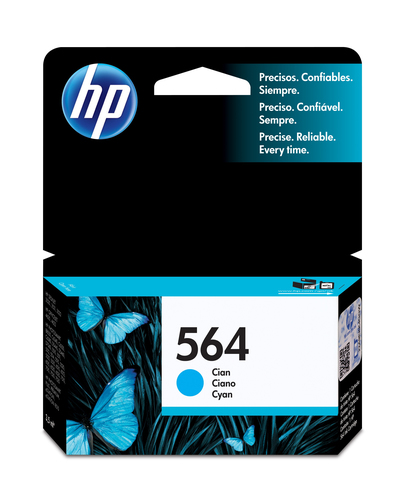 CARTUCHO TINTA ORIGINAL HP 564 CYAN CB318WL - CB318WL