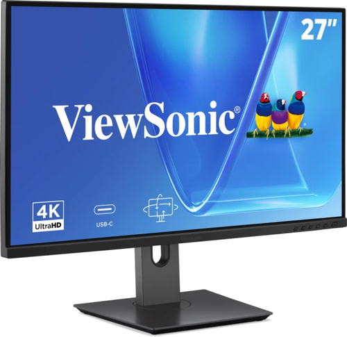 Viewsonic VG Series VG2719U-4K pantalla para PC 68,6 cm (27") 3840 x 2160 Pixeles 4K Ultra HD LED Negro