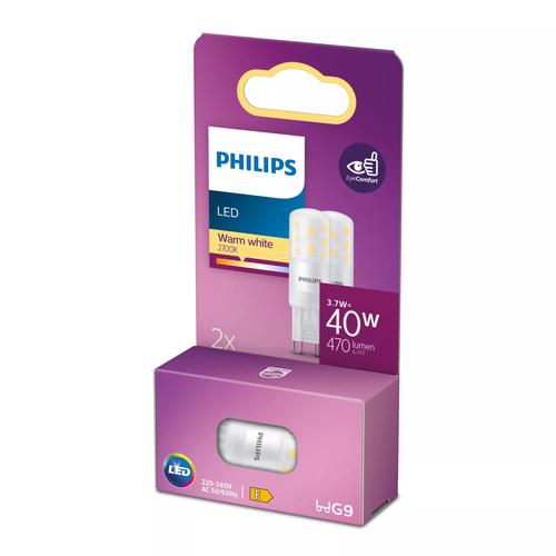 Philips 8720169302037 LED лампа Теплый белый 3,7 W G9 E