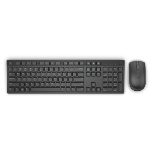 Dell KM636 keyboard Mouse included Universal RF Wireless QWERTY US International Black