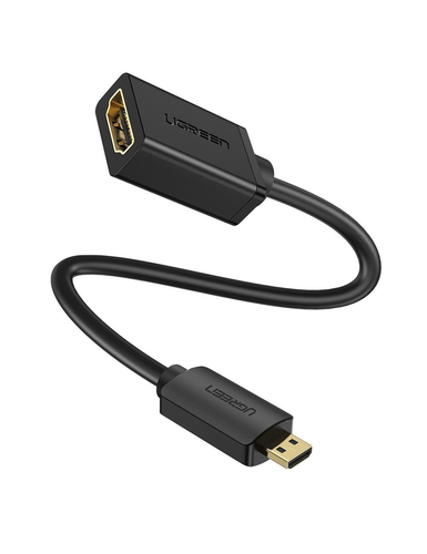 Ugreen 20134 HDMI кабель 0,1 m HDMI Тип D (Микро) HDMI Тип A (Стандарт) Черный