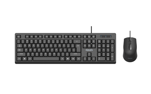 Philips SPT6324B/15 keyboard Mouse included Universal USB Black
