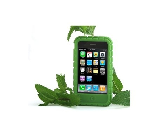 Speck PixelSkin for iPhone 3G, Green