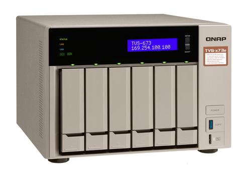 QNAP TVS-673E-4G NAS Tower AMD Embedded R-Series SoC RX-421BD – image 6