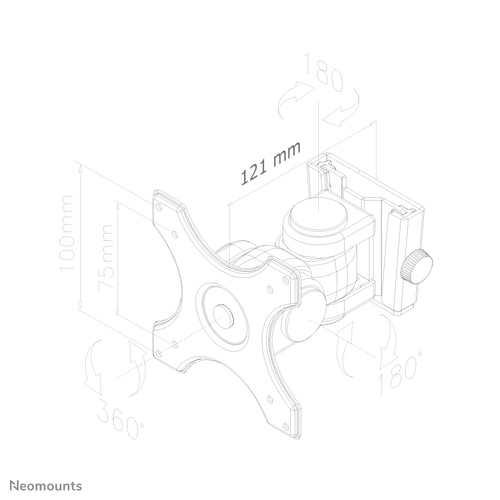 Neomounts FPMA-W250 - Monitor wandsteun, afbeelding 6