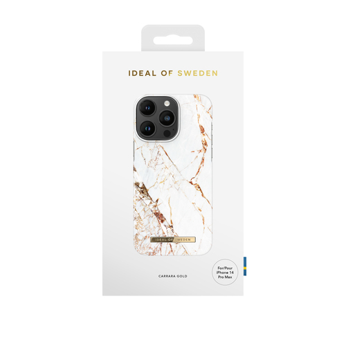 iDeal of Sweden Printed Case iPhone 14 Pro Max Carrara Gold – image 3