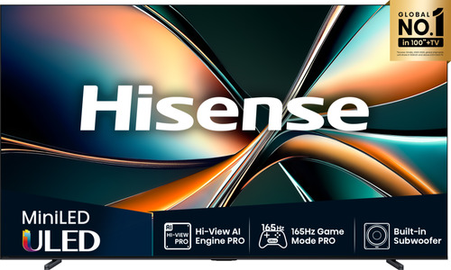 Hisense 100U7Q 2,54 m (100") 4K Ultra HD Smart TV Wi-Fi Черный