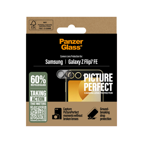 PanzerGlass PicturePerfect Samsung Galaxy Z Fold 7 Camera Lens Protector Glas, afbeelding 3
