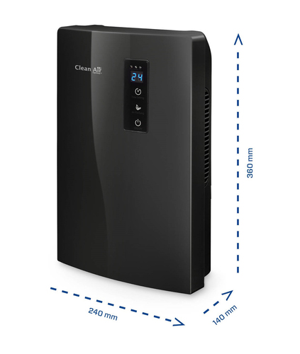Clean Air Optima CA-703B Luchtontvochtiger Zwart, afbeelding 8