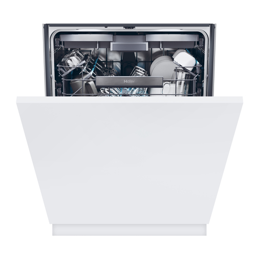 Haier XS 4B4S3FSB-80 Full-size Fully Integrated WiFi-enabled Dishwasher, Black - image 1