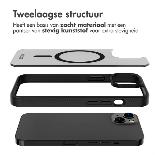Accezz Rugged Frosted MagSafe Backcover iPhone 13, afbeelding 2