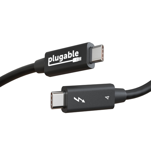 PLUGABLE THUNDERBOLT 4 CABLE  THUNDERBOLT CERTIFIED  2M/6.4FT, 100W CHARGING, SI