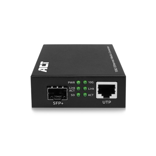 ACT AC4455 network media converter 10000 Mbit/s Multi-mode, Single-mode Black