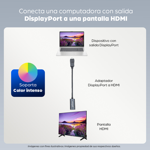 Adaptador Displayport MANHATTAN 