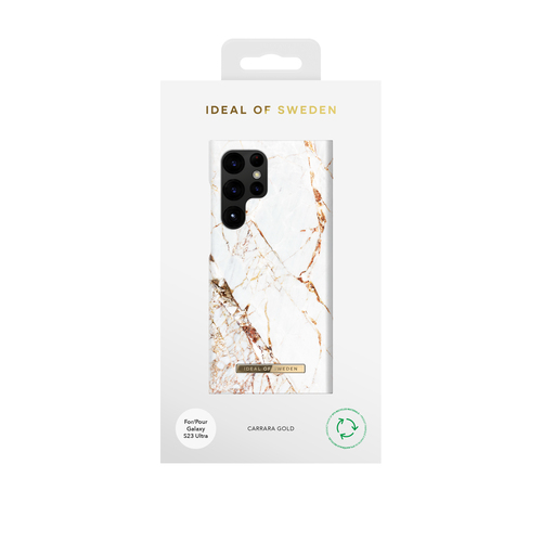 iDeal of Sweden Printed Case Galaxy S23U Carrara Gold – image 1
