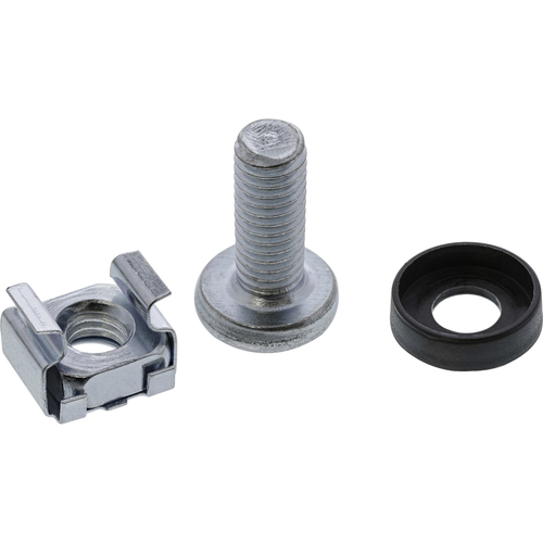Product image: InLine Cage Nut Set M6 100 Cage Nuts + 100 Washers + 100 Screws